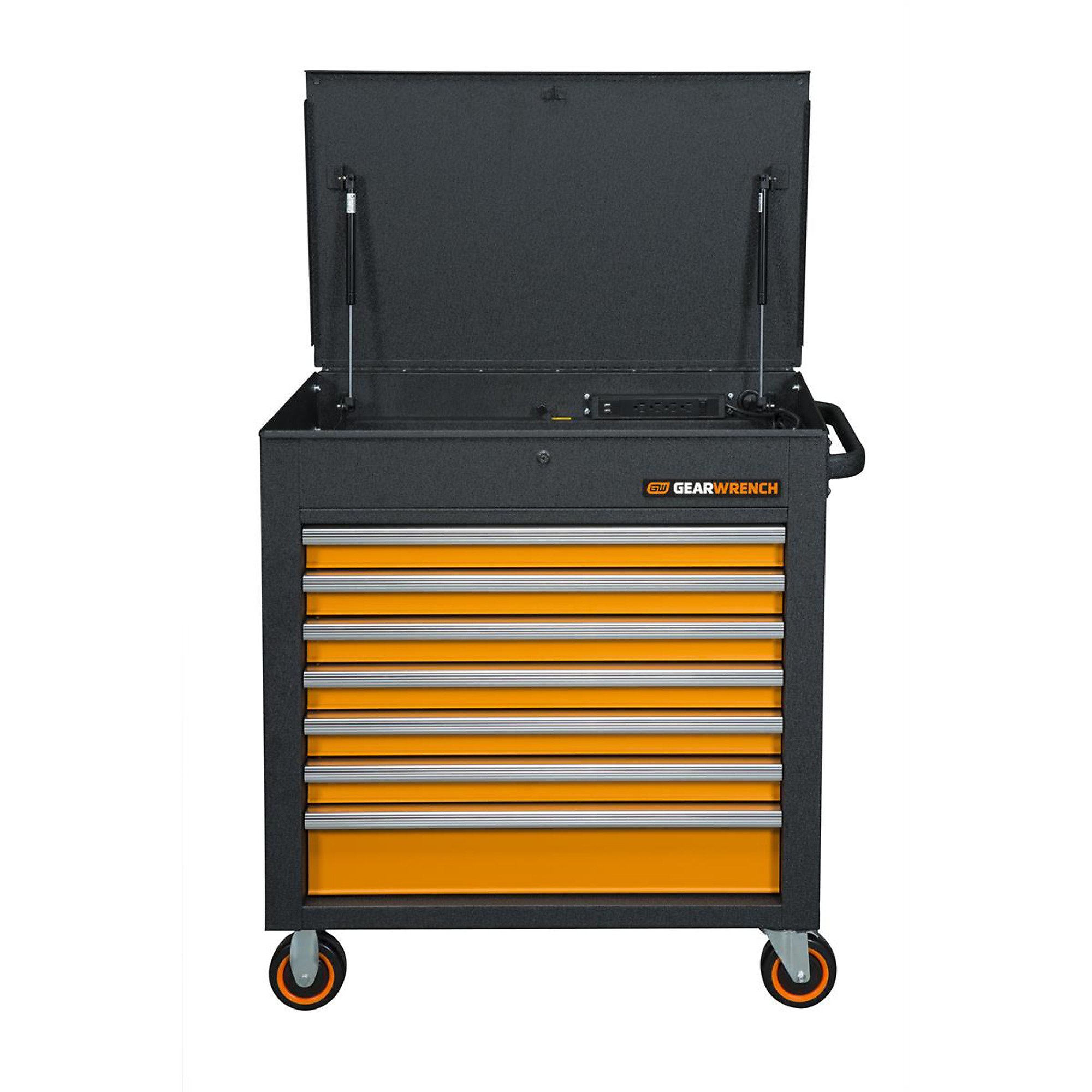 GearWrench 35 Inch 7 Drawer GSX Series Rolling Tool Cart with Tilt Top